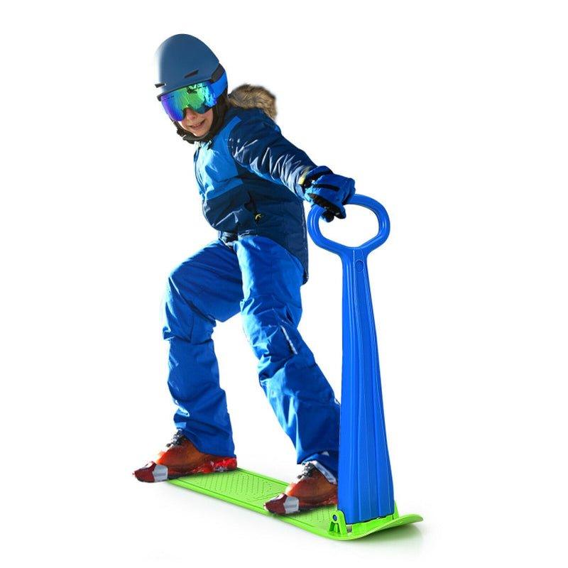 1-Snow Rider Scooter with Grip Handle Winter Toys for Kids Red/Blue