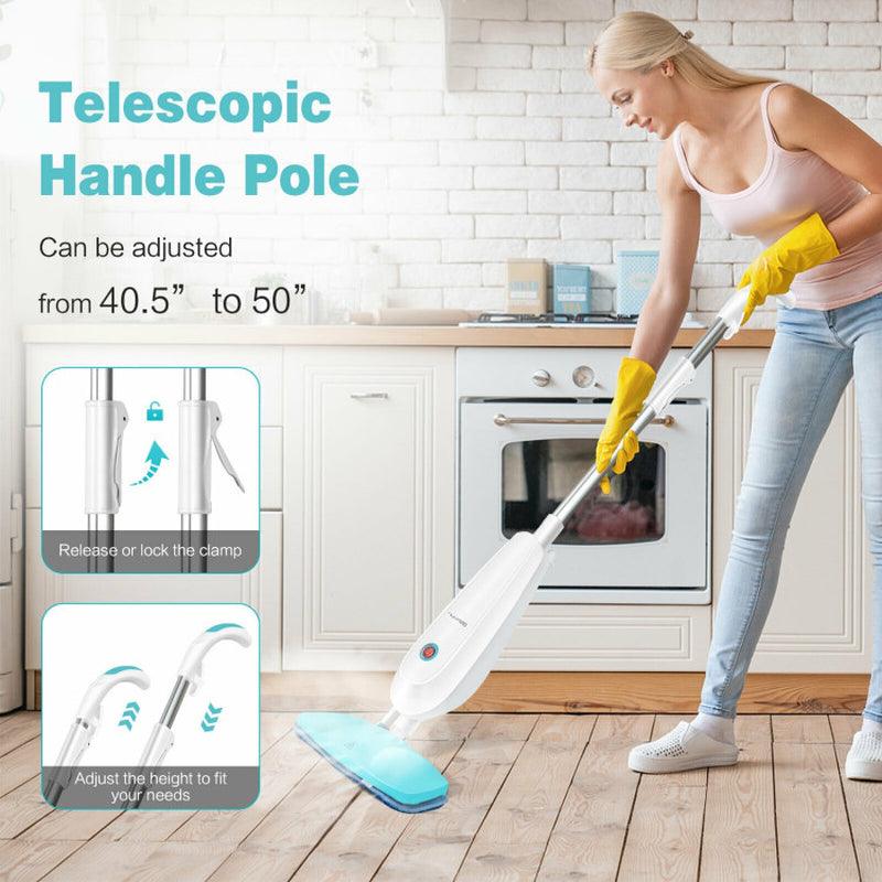 1100 W Electric Steam Mop with Water Tank for Carpet Vacuums & Cleaners