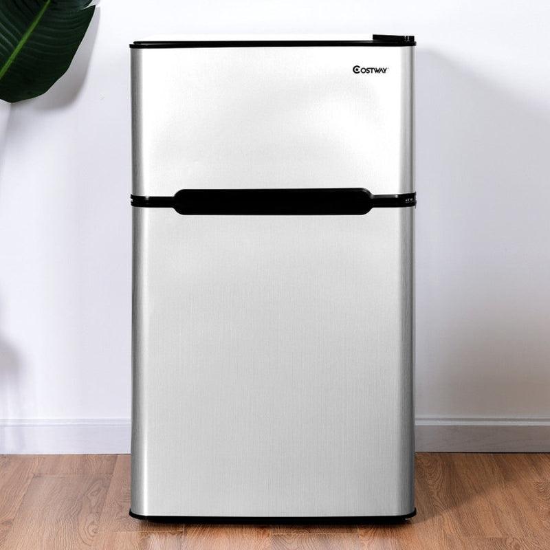 3.2 Cu Ft Compact Stainless Steel Refrigerators & Freezers 52 lbs