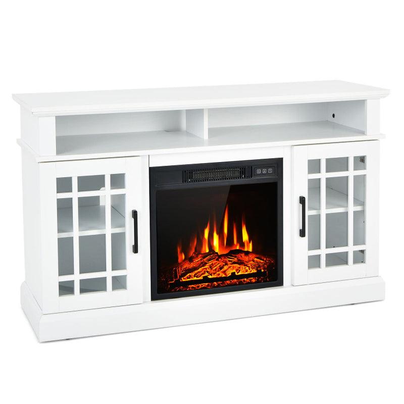 48 Inch Fireplace TV Stand with 18 Inch Fireplace Insert for Tvs up to 55 Inch