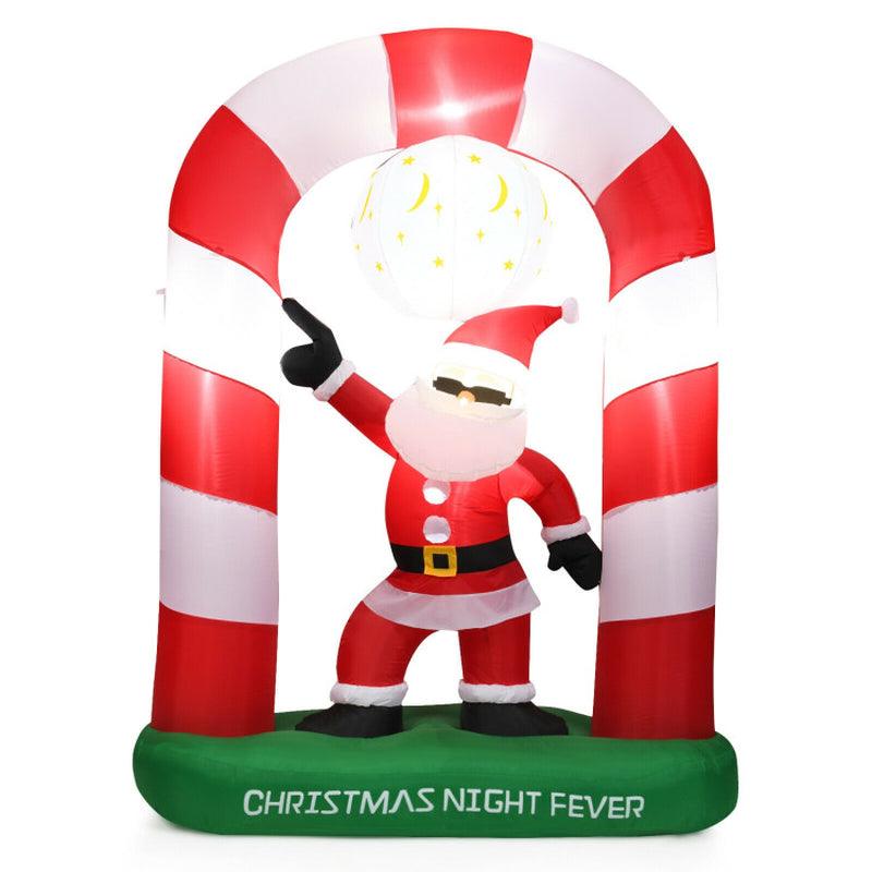 7.5 Feet Inflatable Christmas Decoration Lighted Santa Claus