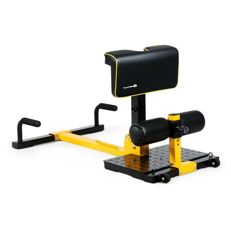8-In-1 Multifunctional Home Gym Squat Fitness Equipment Black Yellow