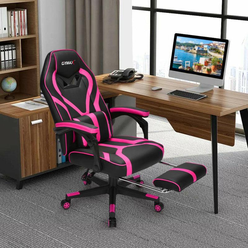 Computer Massage Gaming Recliner Office Chair with Footrest