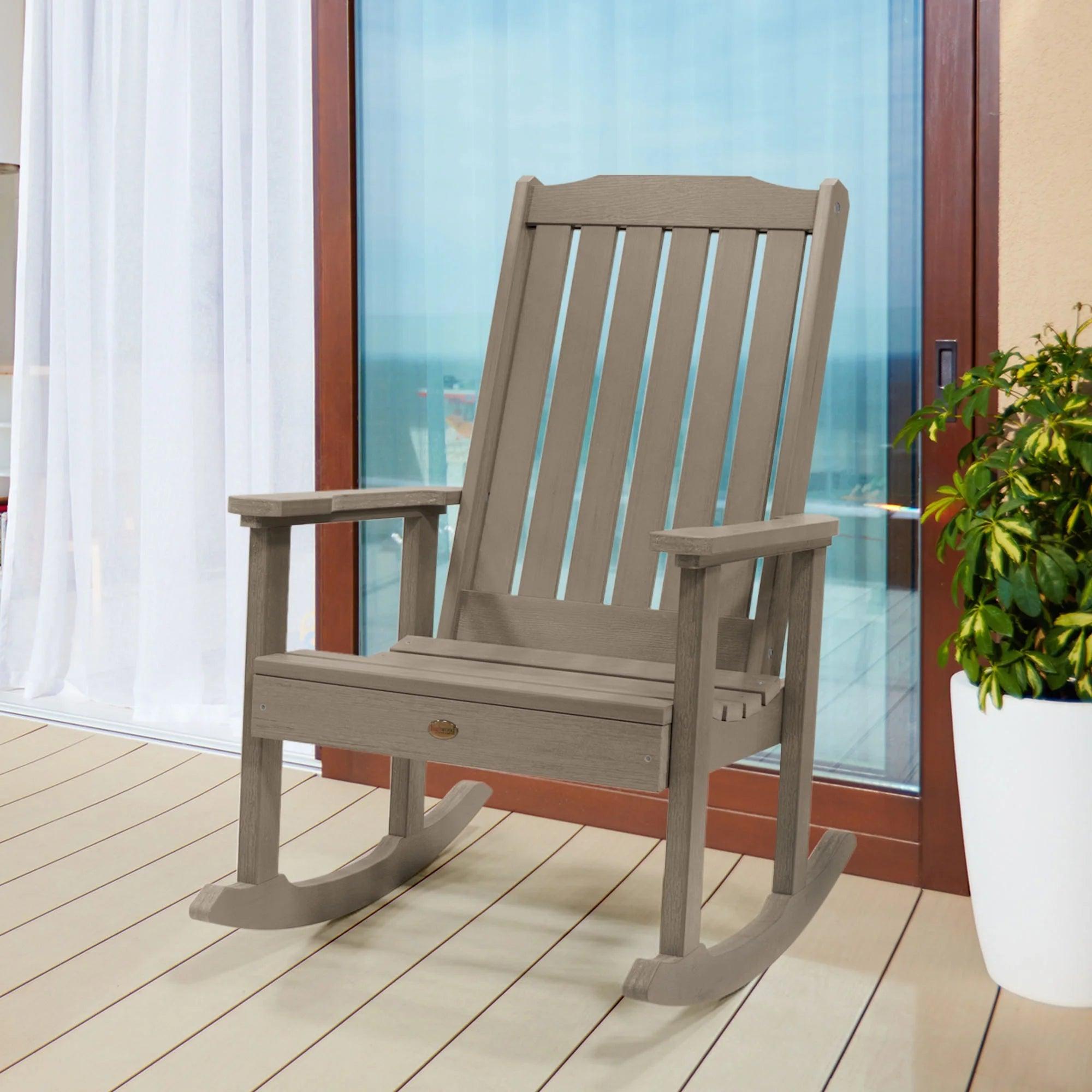 Eco-Friendly Synthetic Wood Rocking Chair