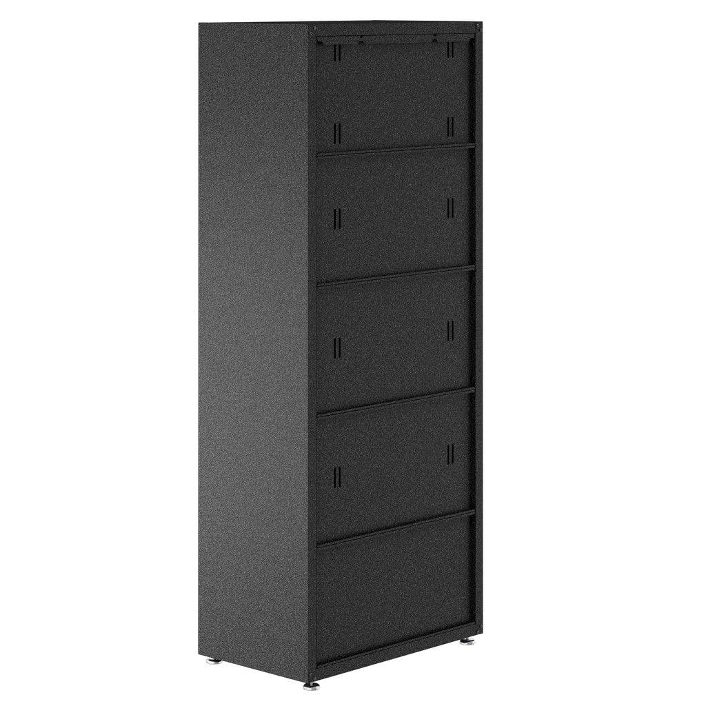 Fortress Grey Metal 75.4-Inch 4-Shelf Garage Cabinet