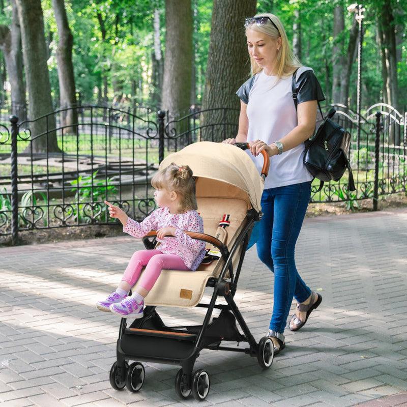 Lightweight Aluminium Frame Baby Stroller with Net Aluminium