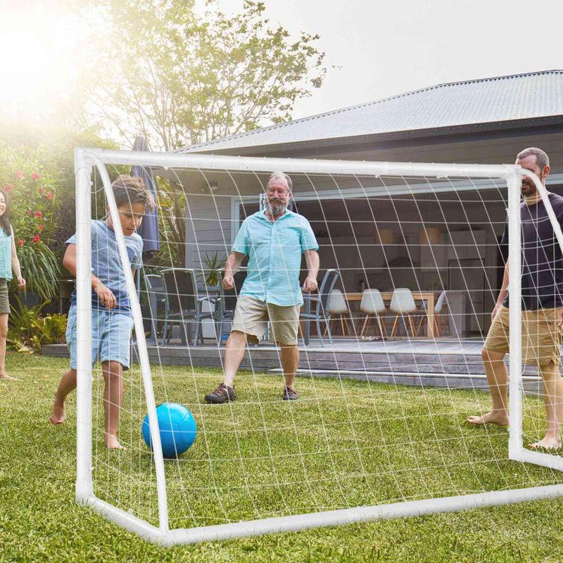 Soccer Goal with Strong UPVC Frame and High-Strength Netting