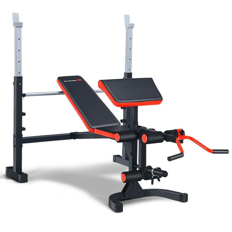 Adjustable Olympic Weight Bench for Full-Body Workout and Strength Training