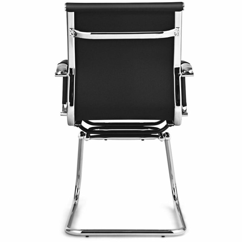 Set of 2 Heavy Duty Conference Chair with Protective Arm Sleeves