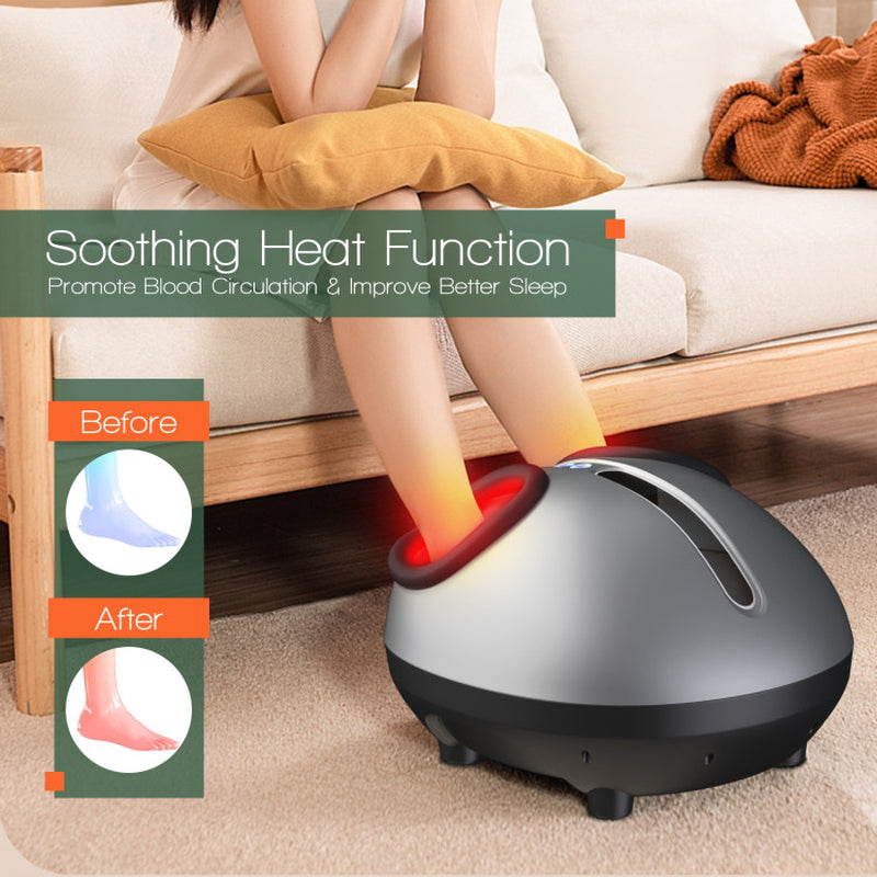 Heat Air Kneading Plantar Shiatsu Therapy Foot Massager