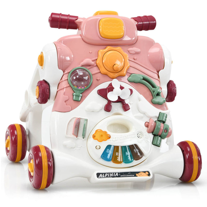 3-In-1 Baby Sit-To-Stand Walker with Music and Lights